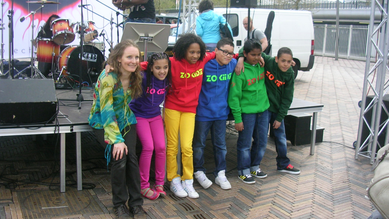 Z.O. Kidz performing at the Liberation festival