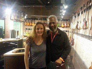 Chuck Rainey with Simone Croes